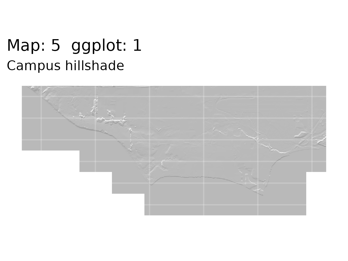Map 5.1 Campus Hillshade